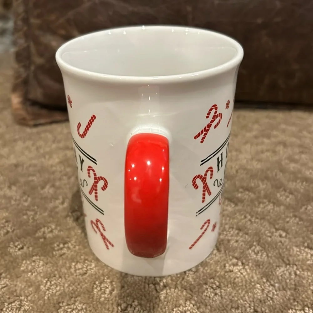 Festive Christmas Holiday Candy Homemade Holiday Mug New candy canes